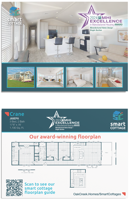 MHI Awards Crane Postcard