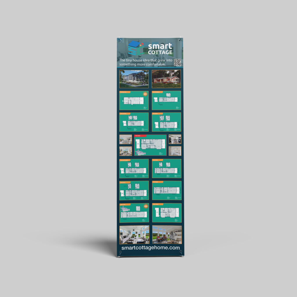 Smart Cottage Stand Banner