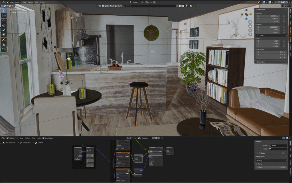 Virtual Staging Blender